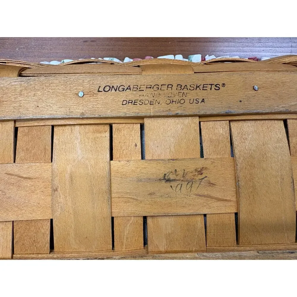 LongBerger Rectangular Woven Basket- 1998 Fruit Liner